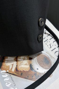 Dark Gray Collarless Lightweight Casual Windbreaker Jacket for Women - 2025 Spring Autumn Minimalist Tie Waist Slimming Style