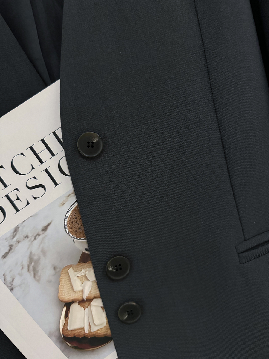 Dark Gray Collarless Lightweight Casual Windbreaker Jacket for Women - 2025 Spring Autumn Minimalist Tie Waist Slimming Style Dark Gray Collarless Lightweight Casual Windbreaker Jacket for Women - 2025 Spring Autumn Minimalist Tie Waist Slimming Style