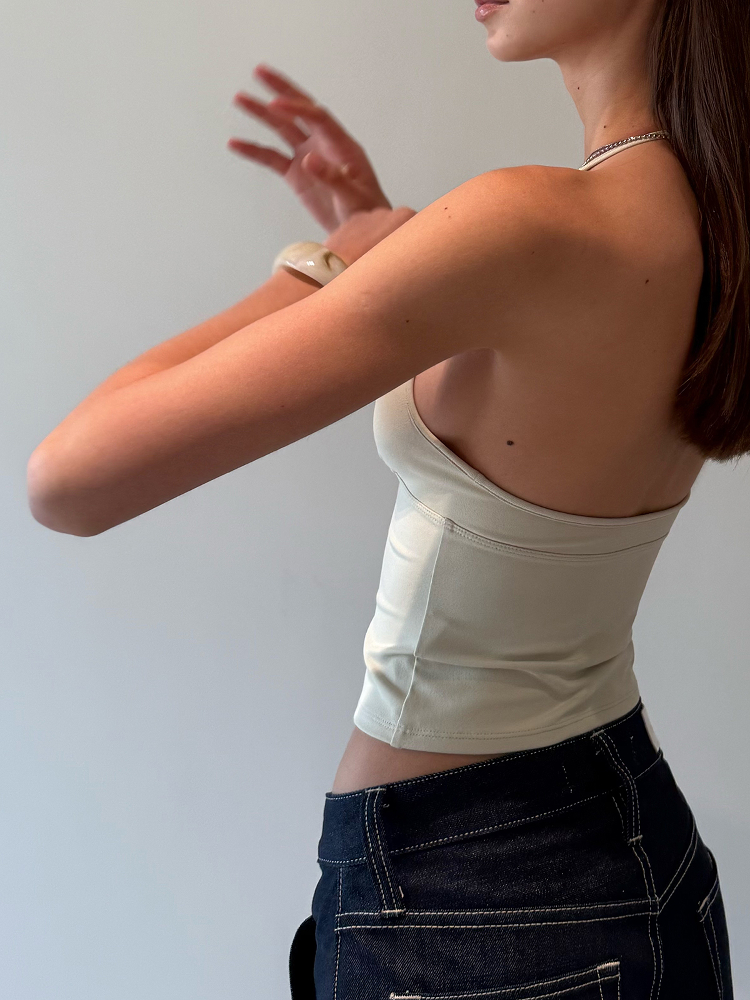 Deep V Neckline Waist-Cinching Vest - 5 Color Options, Neck-Hanging Design, Perfect for Y2K and 90s Inspired Styles Deep V Neckline Waist-Cinching Vest - 5 Color Options, Neck-Hanging Design, Perfect for Y2K and 90s Inspired Styles