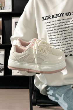 Denim Blue Board Shoes for Women - Trendy Thick-Soled Sneakers, Breathable Spring/Summer Sports Footwear