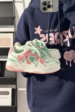 Denim Blue Board Shoes for Women - Trendy Thick-Soled Sneakers, Breathable Spring/Summer Sports Footwear