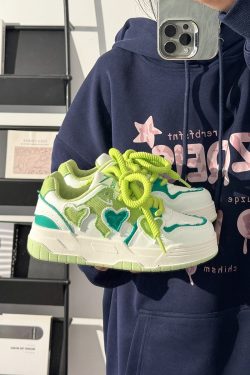 Denim Blue Board Shoes for Women - Trendy Thick-Soled Sneakers, Breathable Spring/Summer Sports Footwear