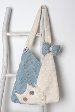 Denim Plaid Cat Shoulder Crossbody Bag - Original Design, Cute and Stylish, Ideal for Casual and Y2K Fashion Enthusiasts
