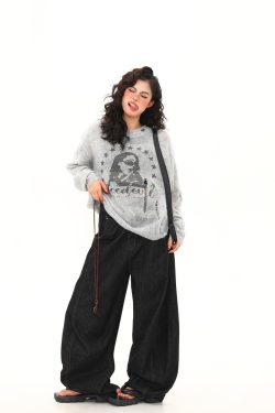 Distressed Hollowed-Out Long Sleeve Cover-Up Top for Women - Retro American Style Sun Protection Knitted Summer Fashion