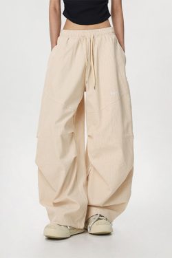 Dopamine Blue Wide-Leg Casual Pants for Women - Summer Loose Fit Dance & Jazz Style