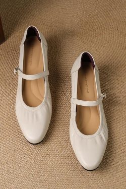 Elegant Mid-Heel Mary Jane Evening Shoes for Women - Comfortable Chunky Heel, Soft Sole, Italian Style Design