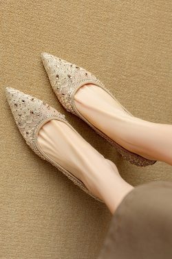 Elegant Pointed Toe High Heels for Women, Sexy Mesh Stiletto Shoes, Breathable Fashion Footwear, Chic Evening Style