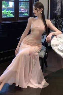 Elegant Strapless Mermaid Tulle Slip Dress for Women - Flawless Beauty Pink Floral Design, Slim Fit, Perfect for Formal Events