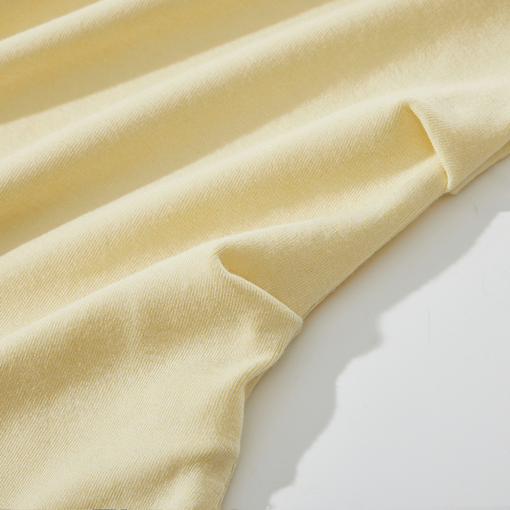 Elegant Yellow V-Neck Short Sleeve T-Shirt for Women with Waist Design and Pleats, Perfect for Casual 90s Inspired Looks Elegant Yellow V-Neck Short Sleeve T-Shirt for Women with Waist Design and Pleats, Perfect for Casual 90s Inspired Looks