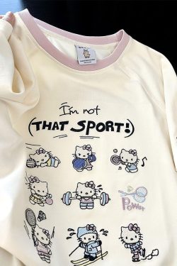 Embroidered Cartoon Color-Blocking Short-Sleeve T-Shirt for Women - Summer 2023 Trendy Cotton Top