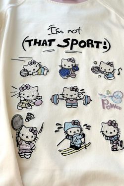 Embroidered Cartoon Color-Blocking Short-Sleeve T-Shirt for Women - Summer 2023 Trendy Cotton Top