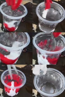 Embroidered Cartoon Milk Color Block Short Sleeve T-Shirt for Women - Trendy Apricot Patchwork Summer 2025 Style