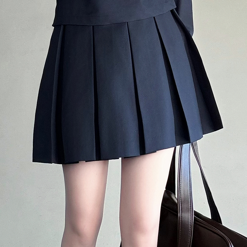 Embroidered Sailor Suit Dress - Long Sleeve College Style Japanese JK Uniform with Pudding Bear Design - Summer Fashion Embroidered Sailor Suit Dress - Long Sleeve College Style Japanese JK Uniform with Pudding Bear Design - Summer Fashion