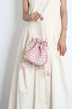 Ethnic Style Bucket Bag - Versatile Crossbody for Travel, Yunnan & Tibet Inspired, Cute Vacation Accessory