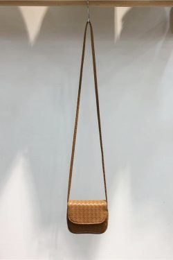 Exquisite Mini Woven Bag - Cute Fashionable Crossbody Coin Purse & Card Holder - Chic Square Design for Niche Style Lovers