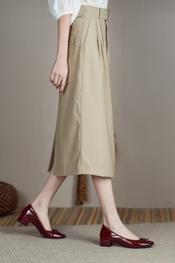 Fairy Style Red Genuine Leather Mid-Heel Bow Shoes for Women - Sweet Wedding and Bridesmaid Footwear