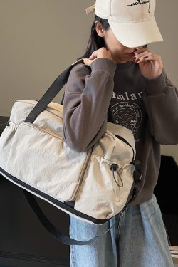 Fashionable Foldable Short Trip Bag for Women - Large Capacity Business Tote with Dry Wet Separation for Travel and Fitness