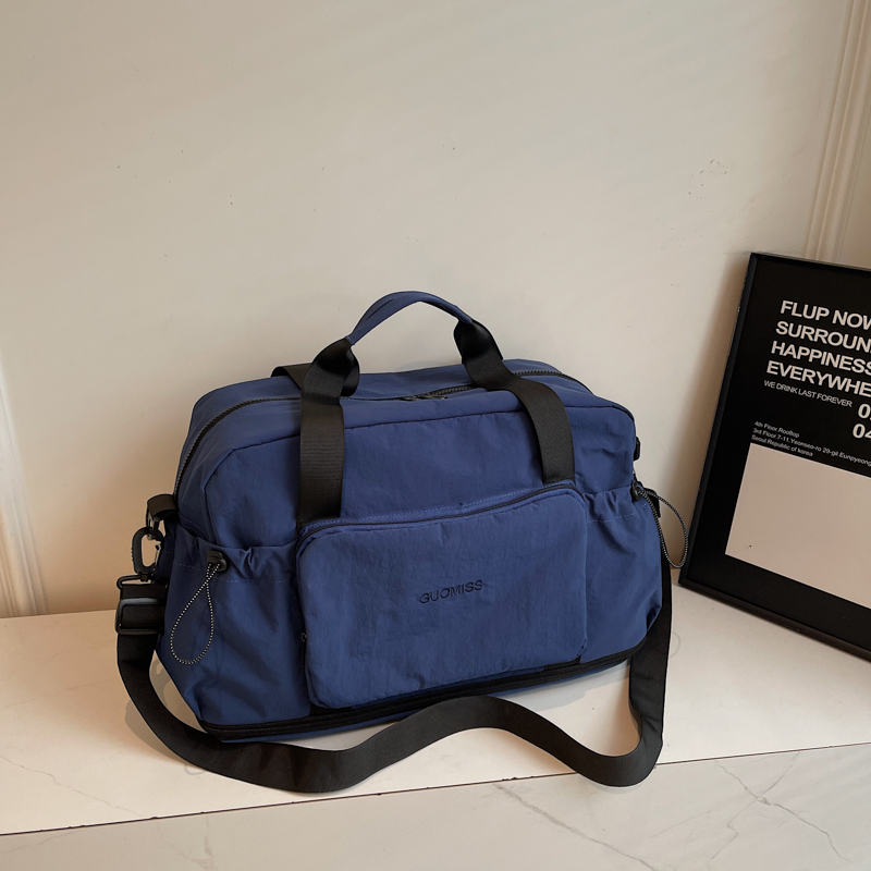 Fashionable Foldable Short Trip Bag for Women - Large Capacity Business Tote with Dry Wet Separation for Travel and Fitness Fashionable Foldable Short Trip Bag for Women - Large Capacity Business Tote with Dry Wet Separation for Travel and Fitness