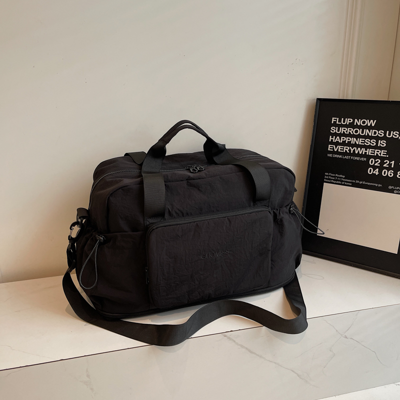 Fashionable Foldable Short Trip Bag for Women - Large Capacity Business Tote with Dry Wet Separation for Travel and Fitness Fashionable Foldable Short Trip Bag for Women - Large Capacity Business Tote with Dry Wet Separation for Travel and Fitness