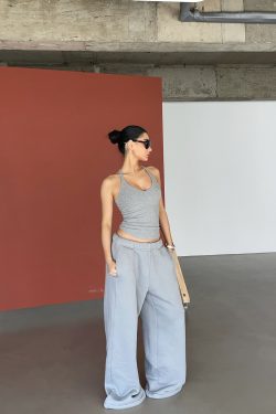 Faux Bare Face Athletic V-Neck T-Back High Elasticity Tank Top - Hot Girl Essentials for Y2K and 90s Style Fashion