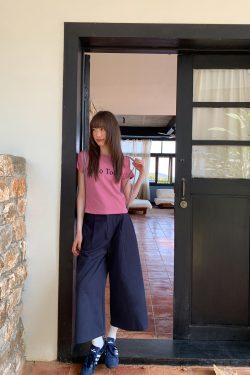 Flocked Letter Printed Short Sleeve T-Shirt for Women - Summer 2025 Slim Fit Casual Top - Trendy Y2K Style