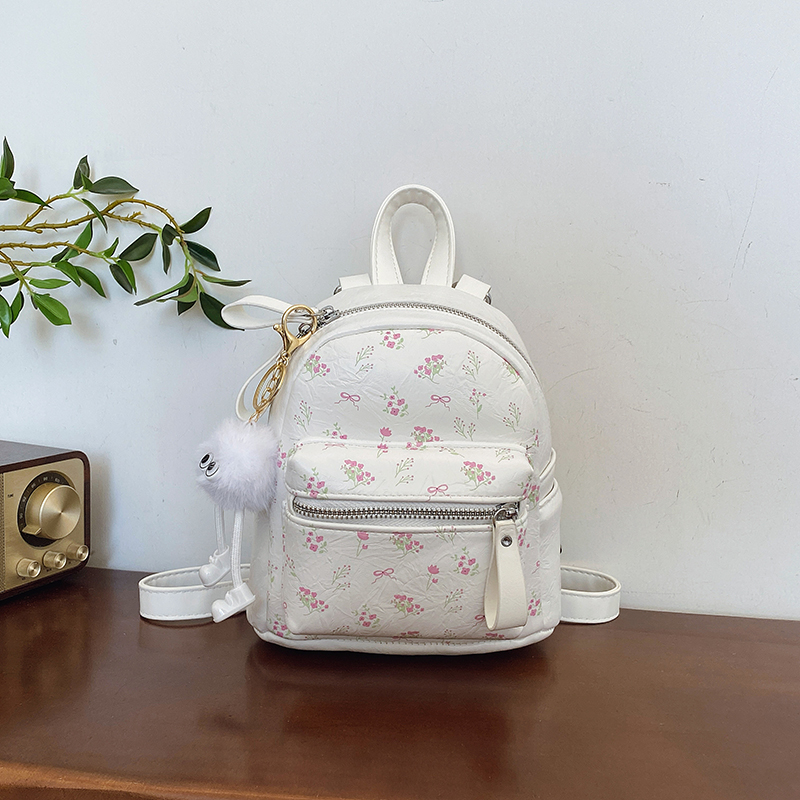 Floral Print Backpack for Women - 2025 High-End Travel & Hiking Bag, Niche Design, Fashionable Leisure Style Floral Print Backpack for Women - 2025 High-End Travel & Hiking Bag, Niche Design, Fashionable Leisure Style