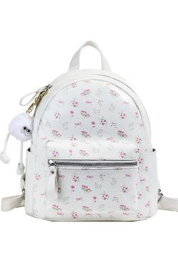 Floral Print Backpack for Women - 2025 High-End Travel & Hiking Bag, Niche Design, Fashionable Leisure Style