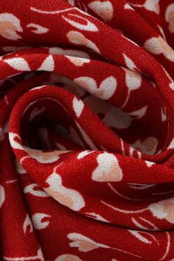 Floral Spaghetti Strap Short Red Dress - French Style Summer Dress 2025 for Women - Vacation Ready Fashion