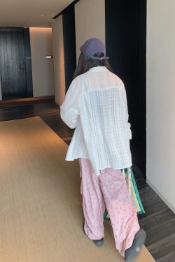 Floral Wide-Leg Pants for Women - 2025 Summer Loose Fit Plus Size Slimming Style - Trendy Y2K Fashion