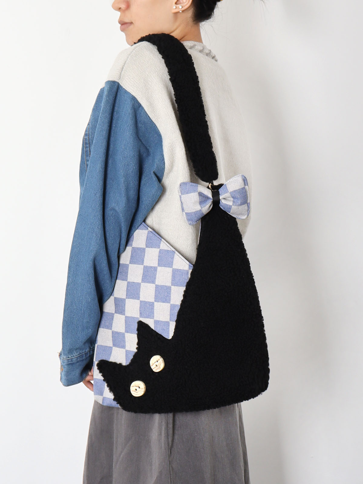 Fluffy Cat Shoulder Bag - Large Capacity Furry Crossbody Purse - Cute Niche Style for Cat Lovers Fluffy Cat Shoulder Bag - Large Capacity Furry Crossbody Purse - Cute Niche Style for Cat Lovers