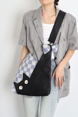 Fluffy Cat Shoulder Bag - Large Capacity Furry Crossbody Purse - Cute Niche Style for Cat Lovers