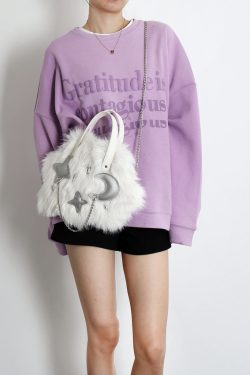 Fluffy Cloud Bag for Women - Niche High-End Long-Haired Handbag & Crossbody Bag for Autumn/Winter 2023, Cute and Stylish