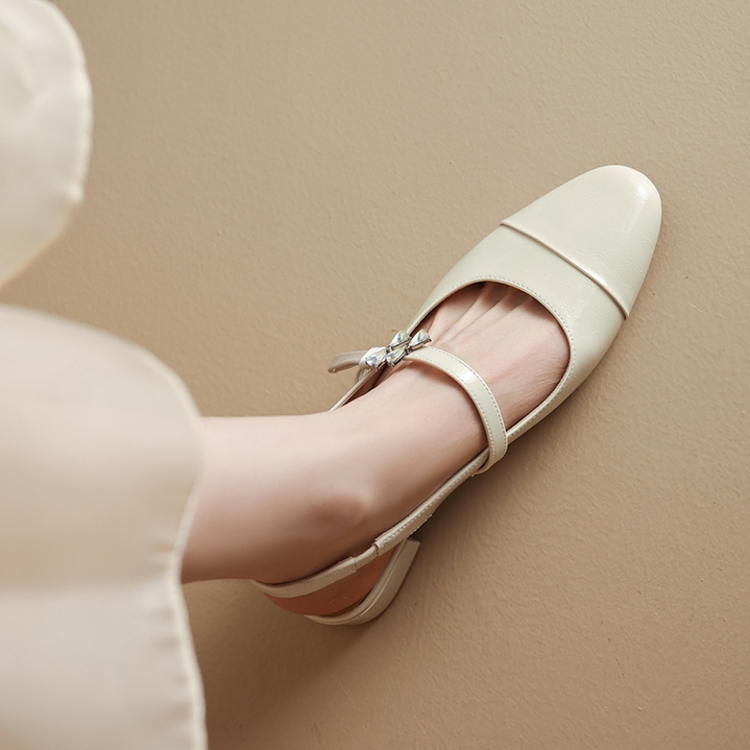 French Fairy Style Chunky Heel Backless Open-Toe Sandals for Women - Elegant Spliced Design, Perfect for Y2K and Summer Fashion French Fairy Style Chunky Heel Backless Open-Toe Sandals for Women - Elegant Spliced Design, Perfect for Y2K and Summer Fashion