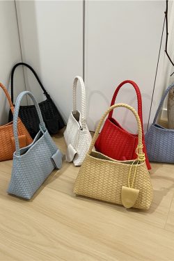 French Niche High-End Woven Handheld Shoulder Baguette Bag - Small Dirty Cabinet 2025 Fashion Underarm Bag