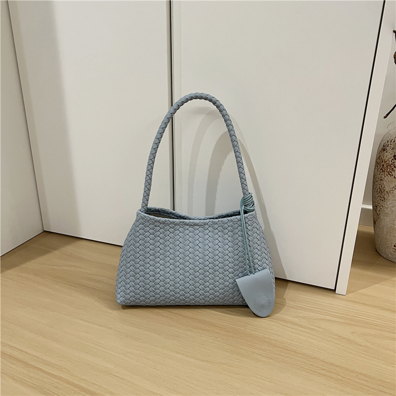 French Niche High-End Woven Handheld Shoulder Baguette Bag - Small Dirty Cabinet 2025 Fashion Underarm Bag French Niche High-End Woven Handheld Shoulder Baguette Bag - Small Dirty Cabinet 2025 Fashion Underarm Bag