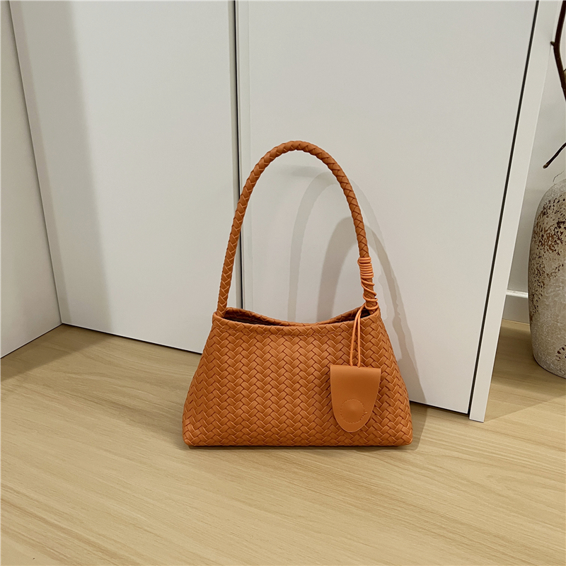 French Niche High-End Woven Handheld Shoulder Baguette Bag - Small Dirty Cabinet 2025 Fashion Underarm Bag French Niche High-End Woven Handheld Shoulder Baguette Bag - Small Dirty Cabinet 2025 Fashion Underarm Bag