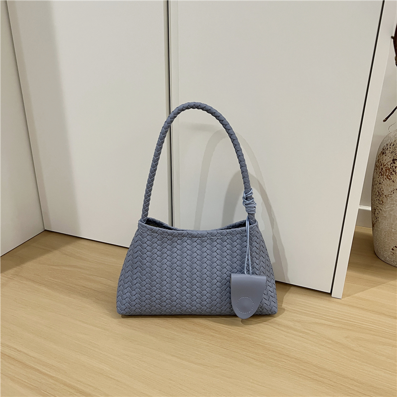 French Niche High-End Woven Handheld Shoulder Baguette Bag - Small Dirty Cabinet 2025 Fashion Underarm Bag French Niche High-End Woven Handheld Shoulder Baguette Bag - Small Dirty Cabinet 2025 Fashion Underarm Bag