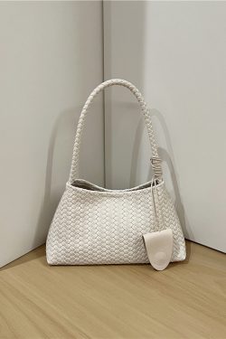 French Niche High-End Woven Handheld Shoulder Baguette Bag - Small Dirty Cabinet 2025 Fashion Underarm Bag