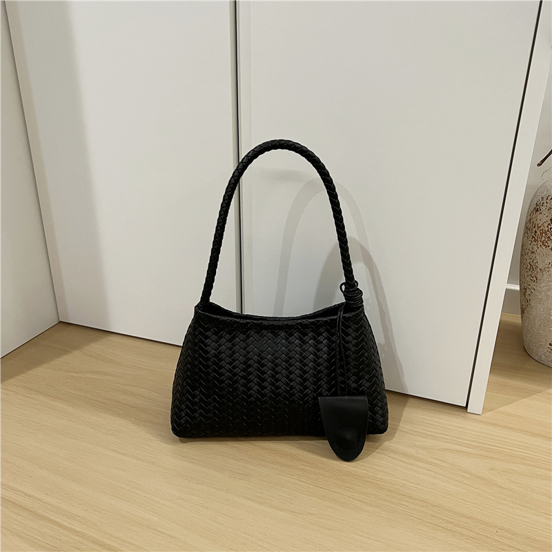 French Niche High-End Woven Handheld Shoulder Baguette Bag - Small Dirty Cabinet 2025 Fashion Underarm Bag French Niche High-End Woven Handheld Shoulder Baguette Bag - Small Dirty Cabinet 2025 Fashion Underarm Bag
