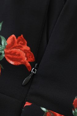 French Style Black Short Dress for Women - 2025 Summer Vacation Look, Inspired by Yang Caiyu, Trendy and Chic