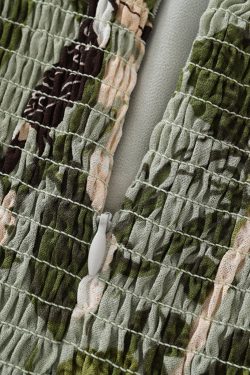 French-Style Green Sling Dress - Summer 2025 Women's Slim Fit Vacation Dress