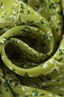 French-Style Green Spaghetti Strap Vacation Dress for Petite Women - 2025 Summer Fashion