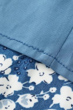 French-Style Long Blue Dress for Women - 2025 Summer Vacation Fashion, Elegant and Chic Look, Inspired by Zhong Chuxi