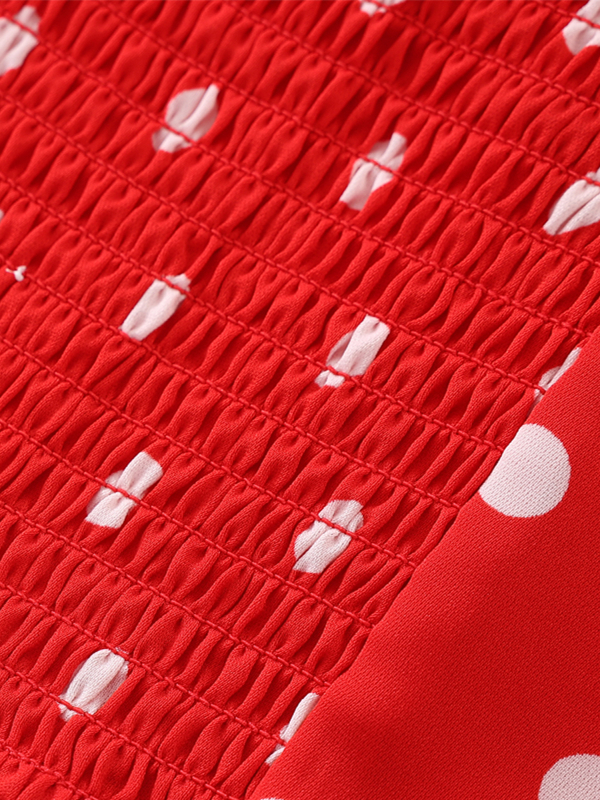 French-Style Red Polka Dot Camisole Top for Women - 2025 Vacation Layering Essential French-Style Red Polka Dot Camisole Top for Women - 2025 Vacation Layering Essential