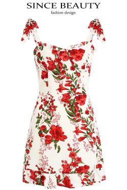 French Style Vacation Short White Dress 2025 Summer Bodycon for Petite with Straps - Trendy Chic Summer Fashion