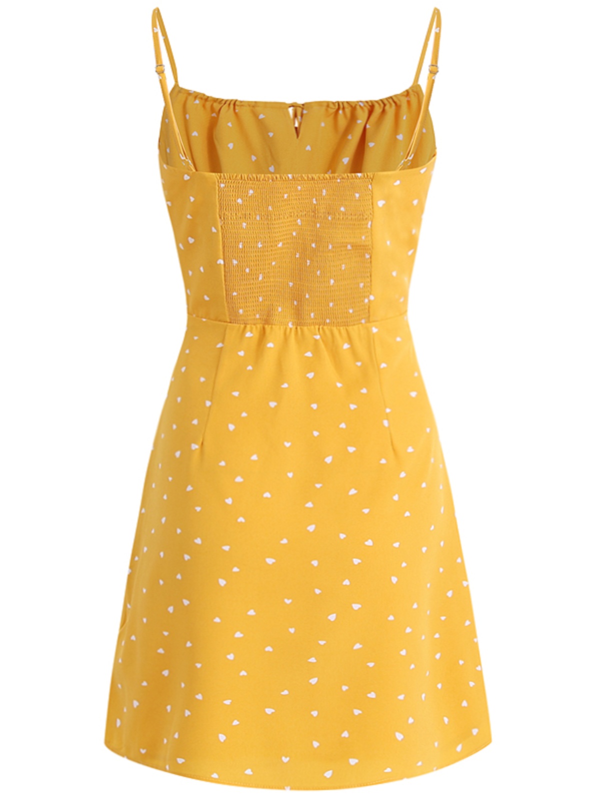 French Style Yellow Spaghetti Strap Dress for Women - Petite Summer Vacation Dress 2025 French Style Yellow Spaghetti Strap Dress for Women - Petite Summer Vacation Dress 2025