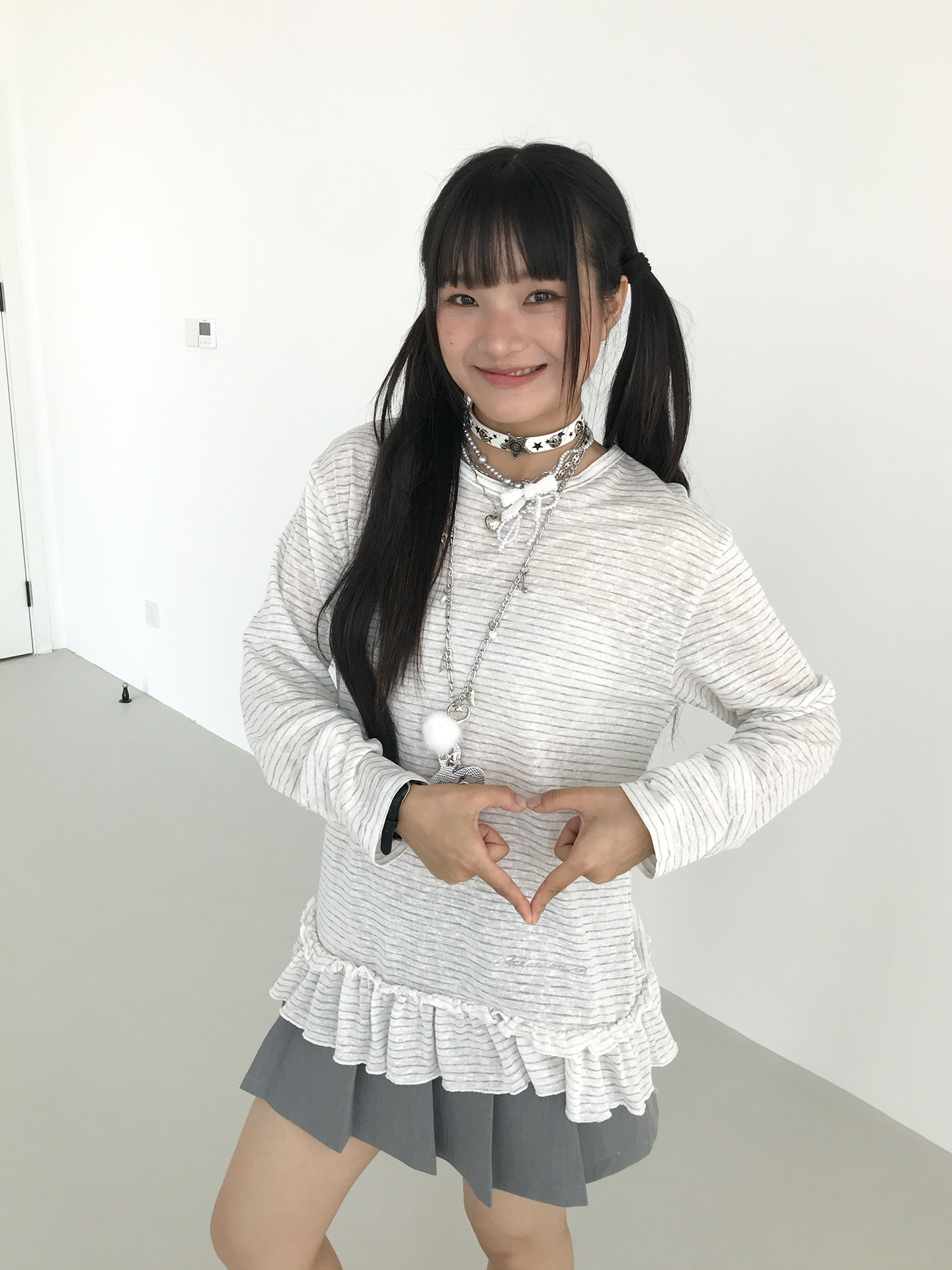 Freshwater Micro Long Lace Embroidered Sheer Striped Casual Layered Round Neck Loose Long Sleeve Top Freshwater Micro Long Lace Embroidered Sheer Striped Casual Layered Round Neck Loose Long Sleeve Top