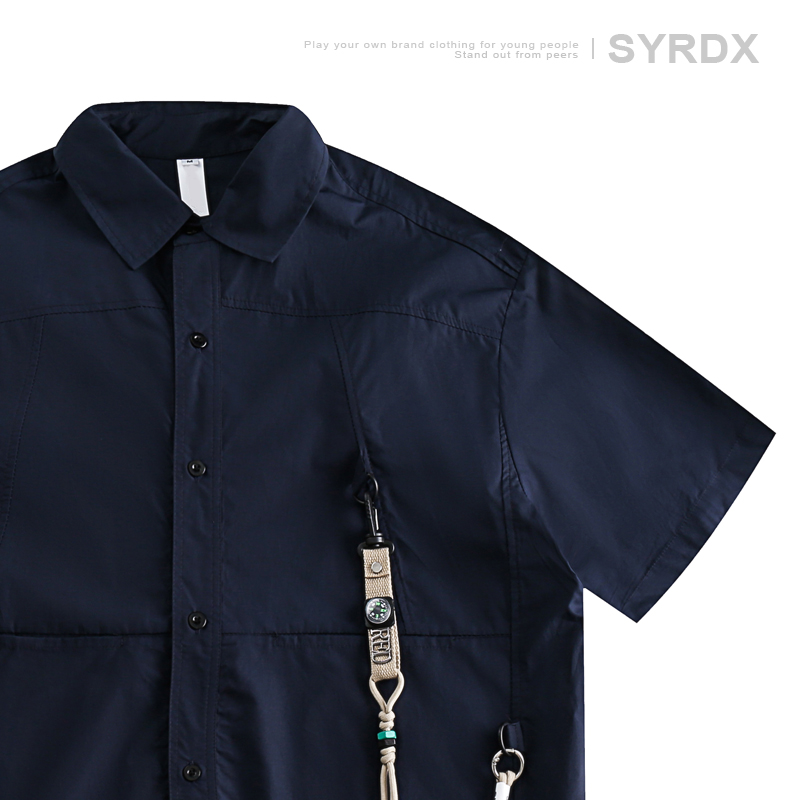 Functional Outdoor Work Shirt for Men & Women - Loose Fit, Multi-Pocket, Hanging Buckle Design, Versatile for Hiking & Casual Wear Functional Outdoor Work Shirt for Men & Women - Loose Fit, Multi-Pocket, Hanging Buckle Design, Versatile for Hiking & Casual Wear