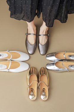 Genuine Leather Baotou Half Slippers Women’s Flat Sandals with One Strap - Soft Bottom Italian Style Footwear