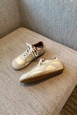 Genuine Leather Retro Color-Block ACG Shoes for Women - 2025 Summer Breathable Sports Casual Training Footwear